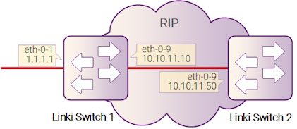 Рисунок 10-7: Split-horizon RIP
