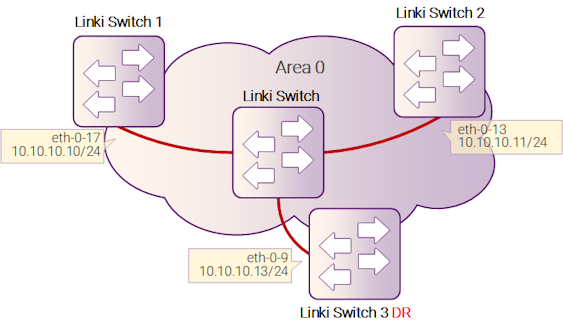 Рисунок 10-12: OSPF priority