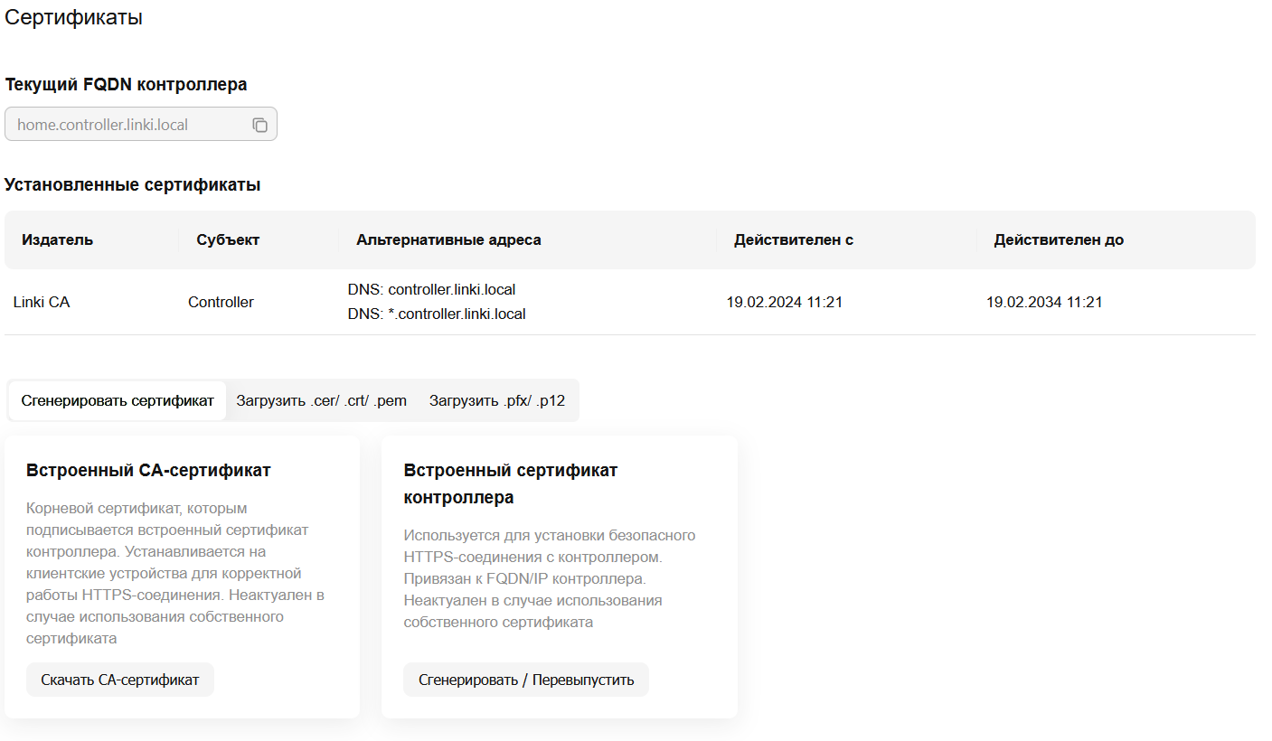 Сертификаты 1