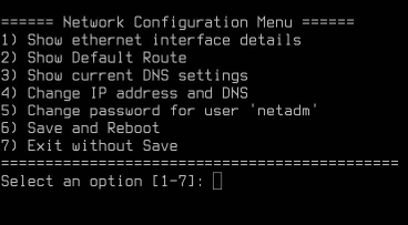 Network configuration